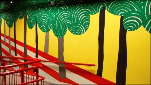 Detail of Per Kleivas wall painting